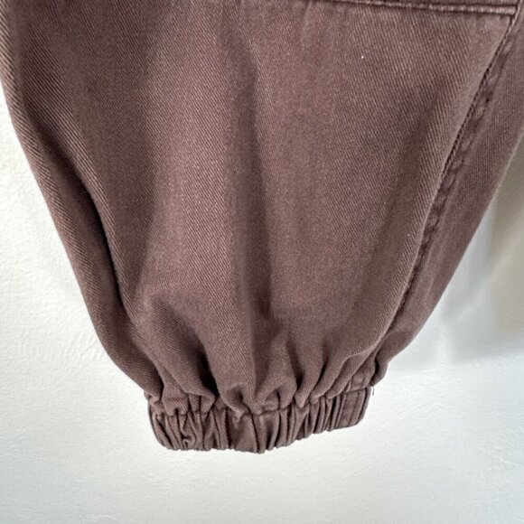 CARMAR Los Angeles Women's Waist 24..5" (4) Destroyed Cargo Jogger‎ Burgundy NWT - Picture 3 of 15